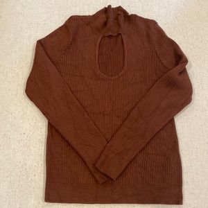 Worn once! Abercrombie sweater with opening